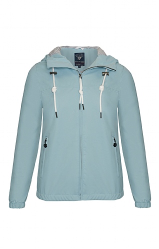 House Of Bruar Ladies Blue Flame Short Waterproof Jacket - Soft Blue, Soft Blue