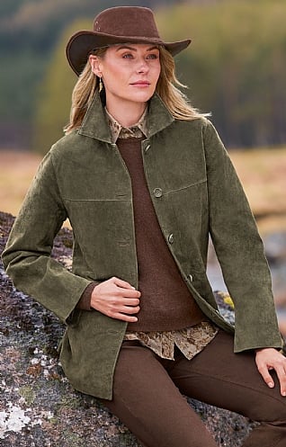 Jacket suede clearance women's