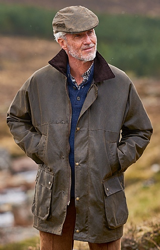 Mens waxed deals canvas jacket