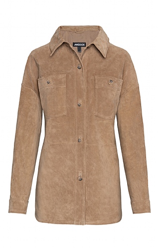 Tan suede outlet shirt