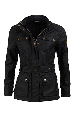 Barbour biker sale jacket ladies