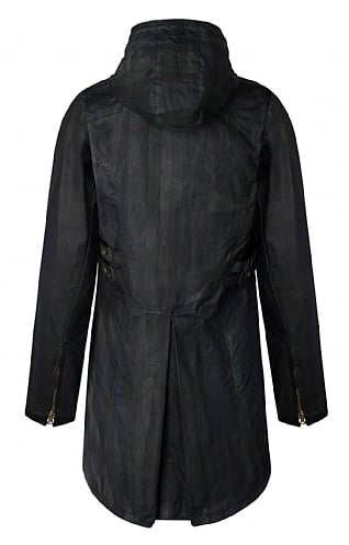 womens wax hooded jacket