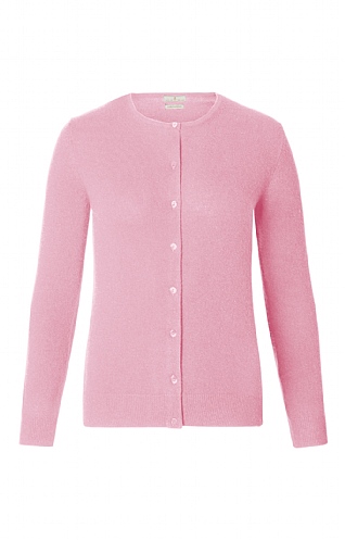 Light pink 2024 cashmere cardigan sweater