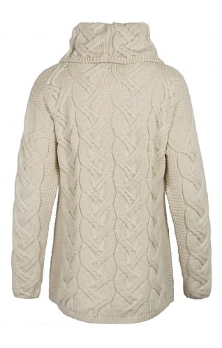 Ladies Structured Knit Merino Roll Neck - House of Bruar