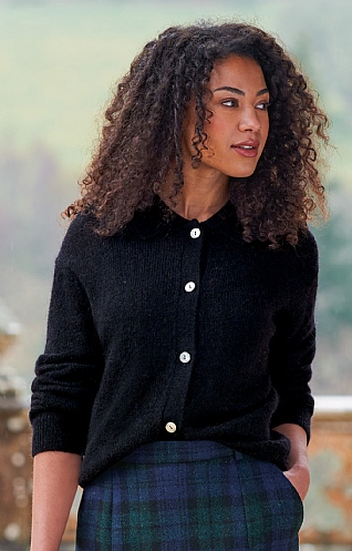 Black 2024 angora jumper