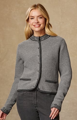 Ladies light hotsell grey cardigan