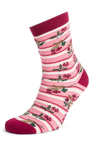 Ladies Seasalt Arty Socks, Celandine Burdock