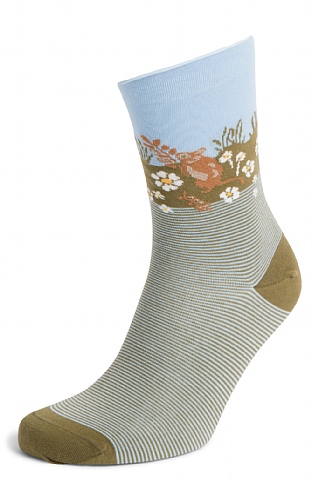 Ladies Seasalt Arty Socks, Dorymouse Sage